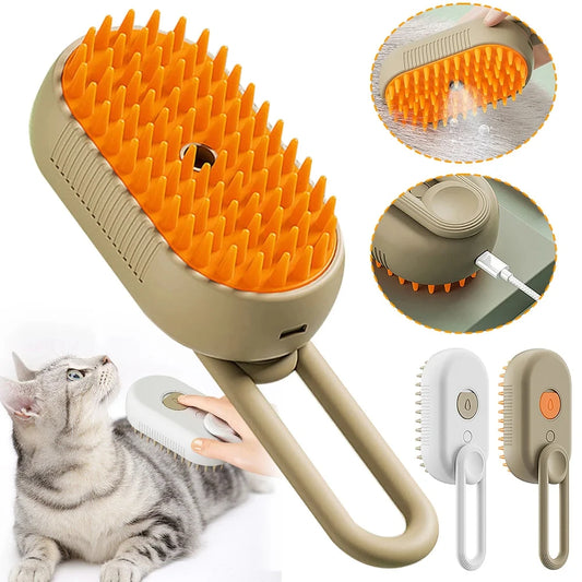 Vylin 3-in-1 Steamy Cat Brush